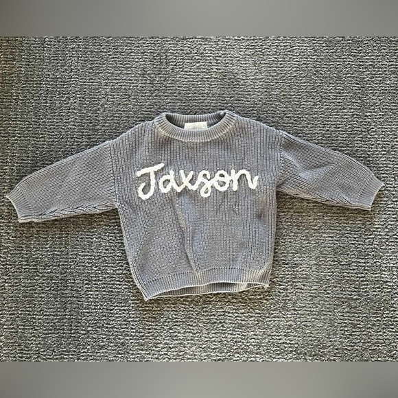 ❌Sold❌ Custom Hand Made Knit Jaxson Sweater - Picture 1 of 1